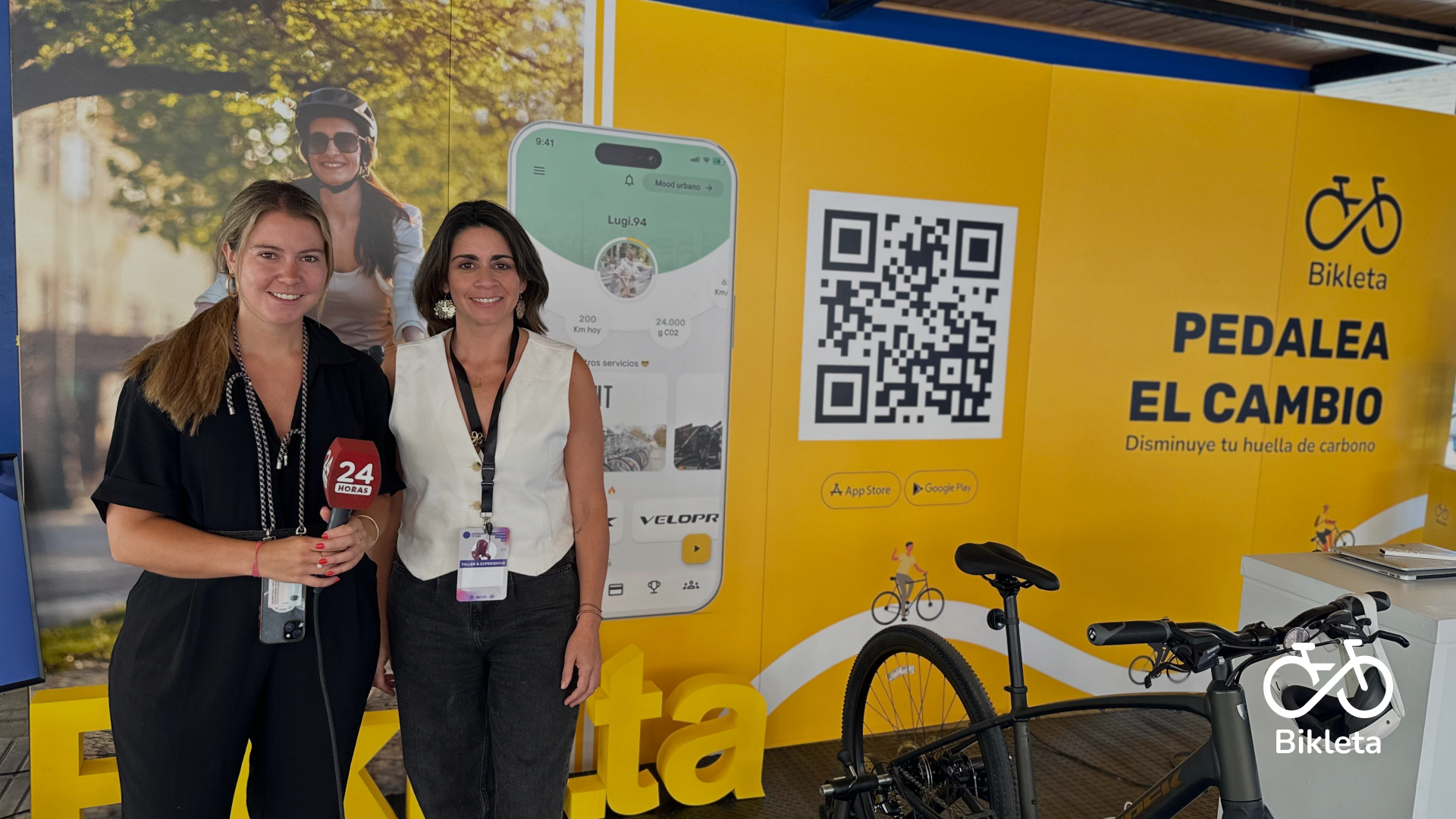 Bikleta en TVN Chile: Promoviendo la movilidad sostenible en Congreso Futuro