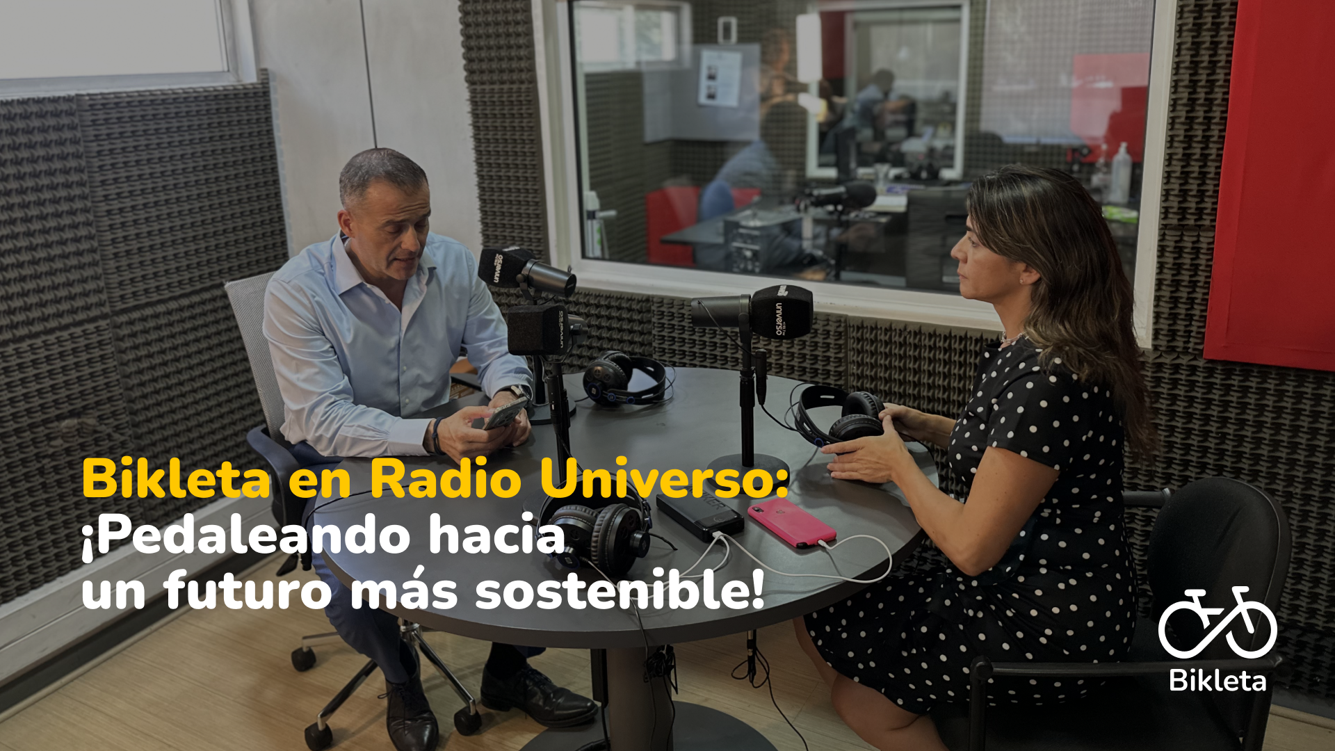 Bikleta llega a Radio Universo: Presentamos la app que está pedaleando el cambio