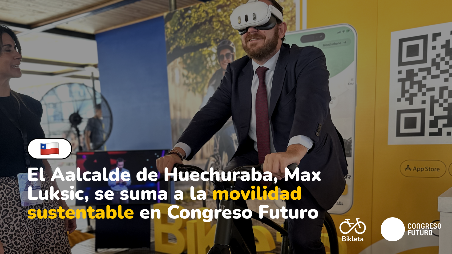 Huechuraba pedalea hacia el futuro en Congreso Futuro 2025