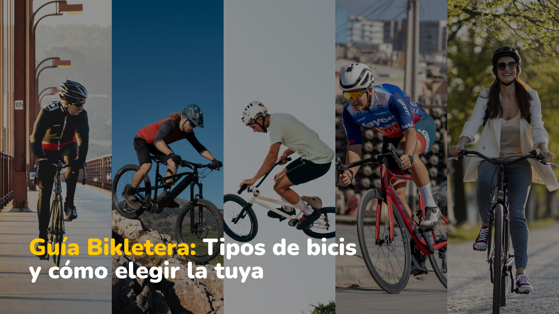 tipos de bicicletas más usados y cuál elegir según tu estilo