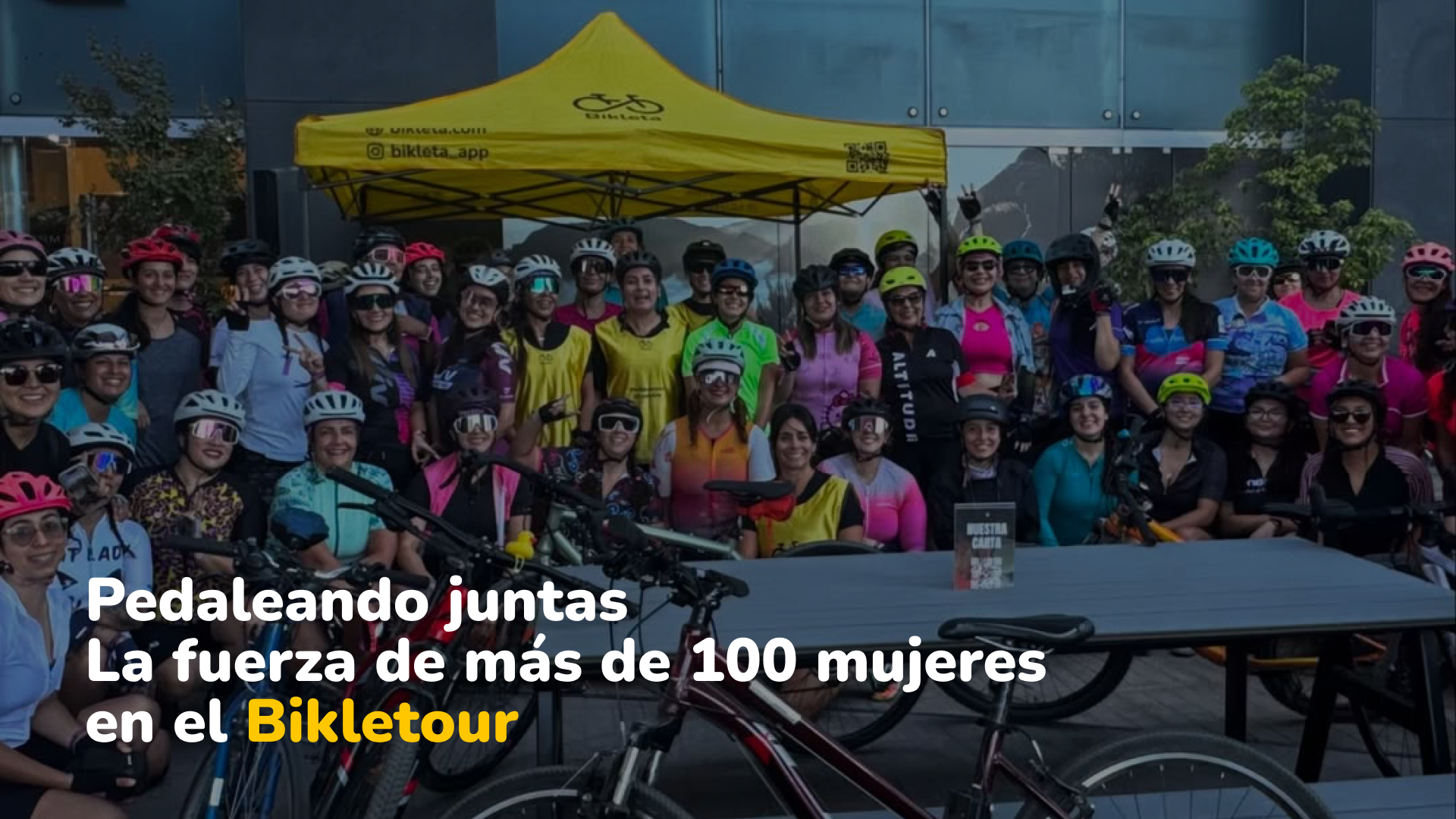 Bikletour: más de 110 mujeres pedaleando por Santiago en el Día Internacional de la Mujer con Bikleta
