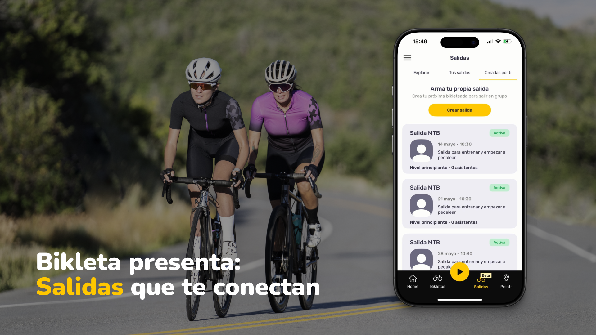 Lanzamos las salidas: la nueva forma de pedalear en comunidad