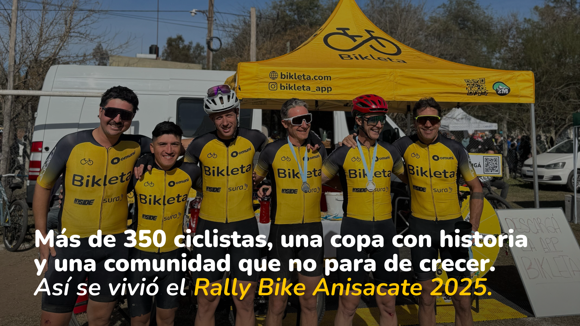 Rally Bike Anisacate: así fue el primer gran evento ciclista con más de 350 participantes