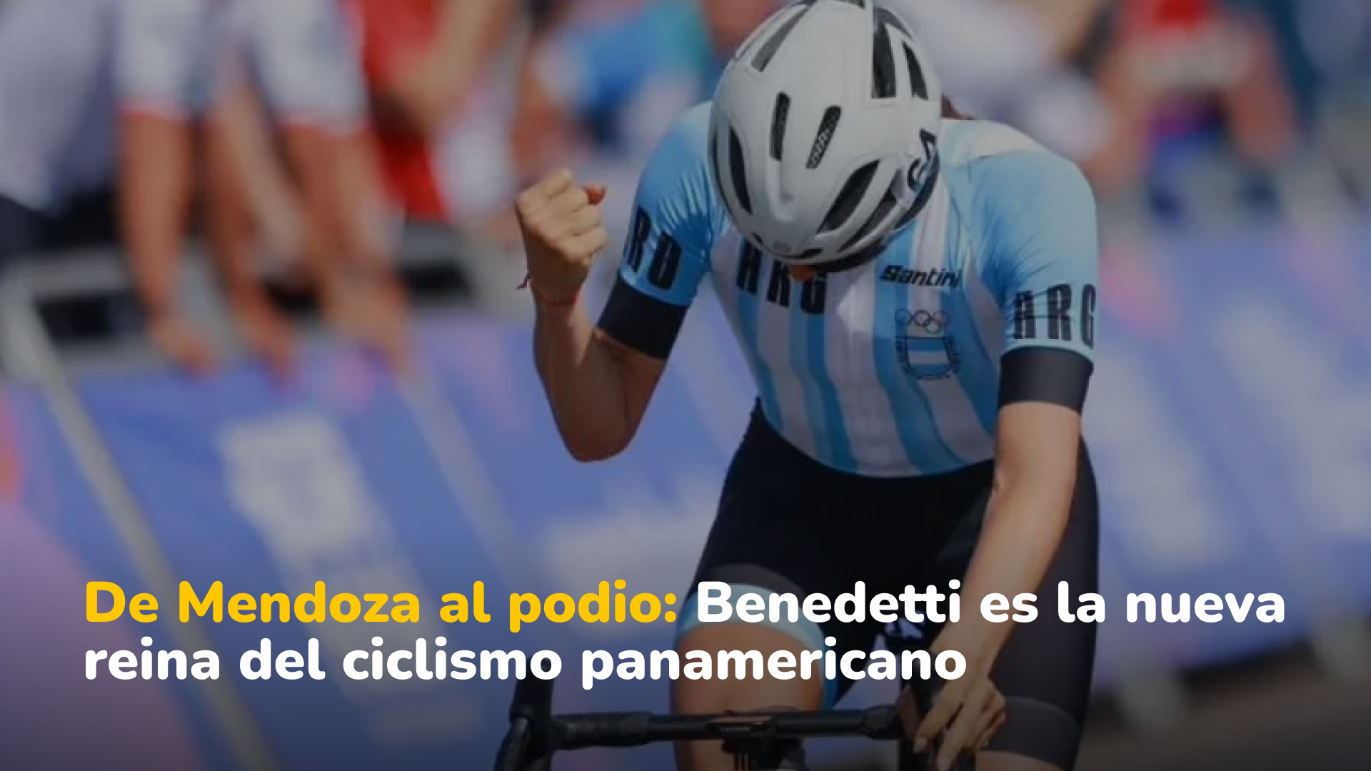 JULIETA BENEDETTI HIZO HISTORIA EN EL CICLISMO DE RUTA Y SE LLEVÓ EL ORO EN ASUNCIÓN 2025