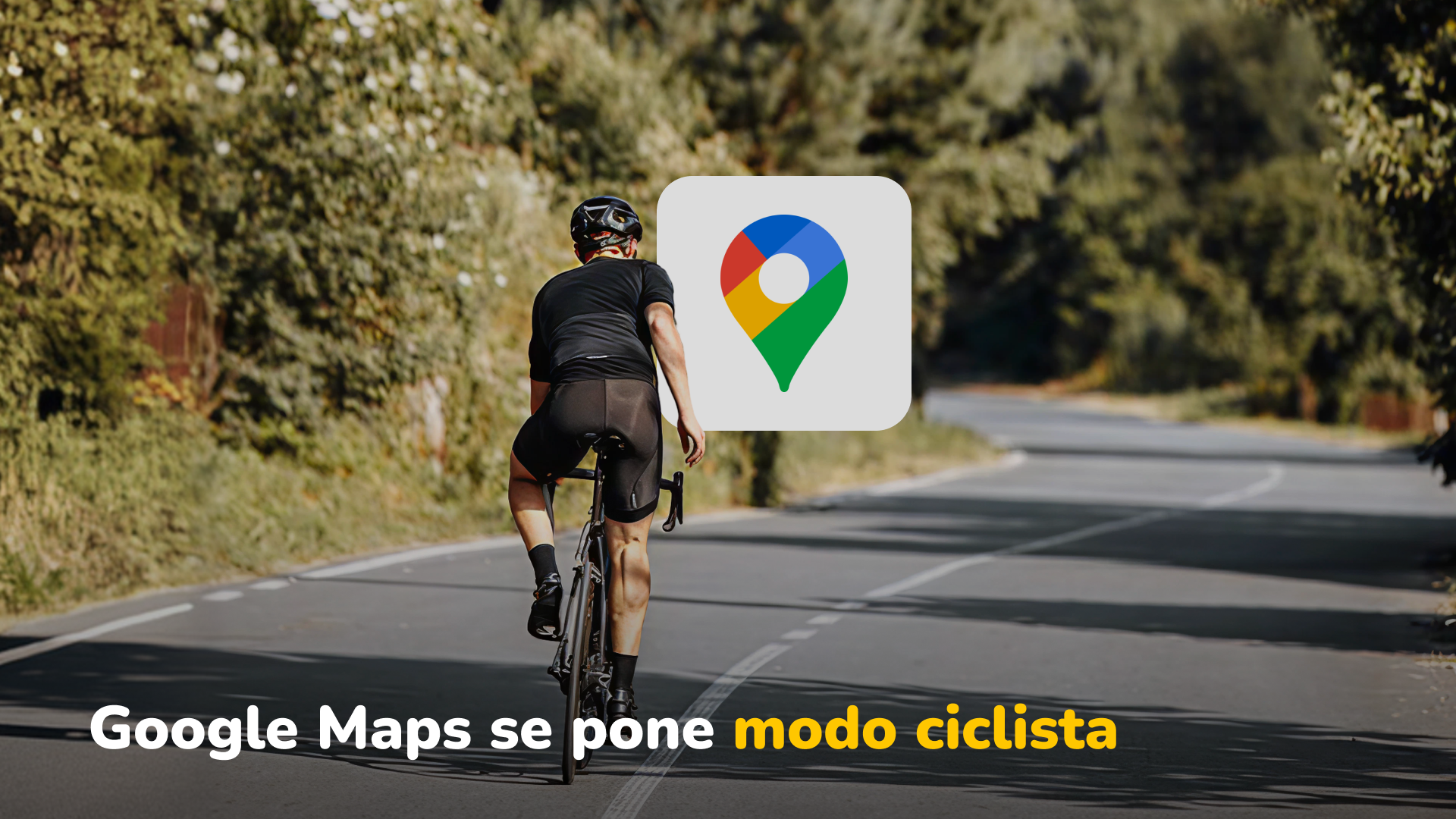google maps rutas en bici