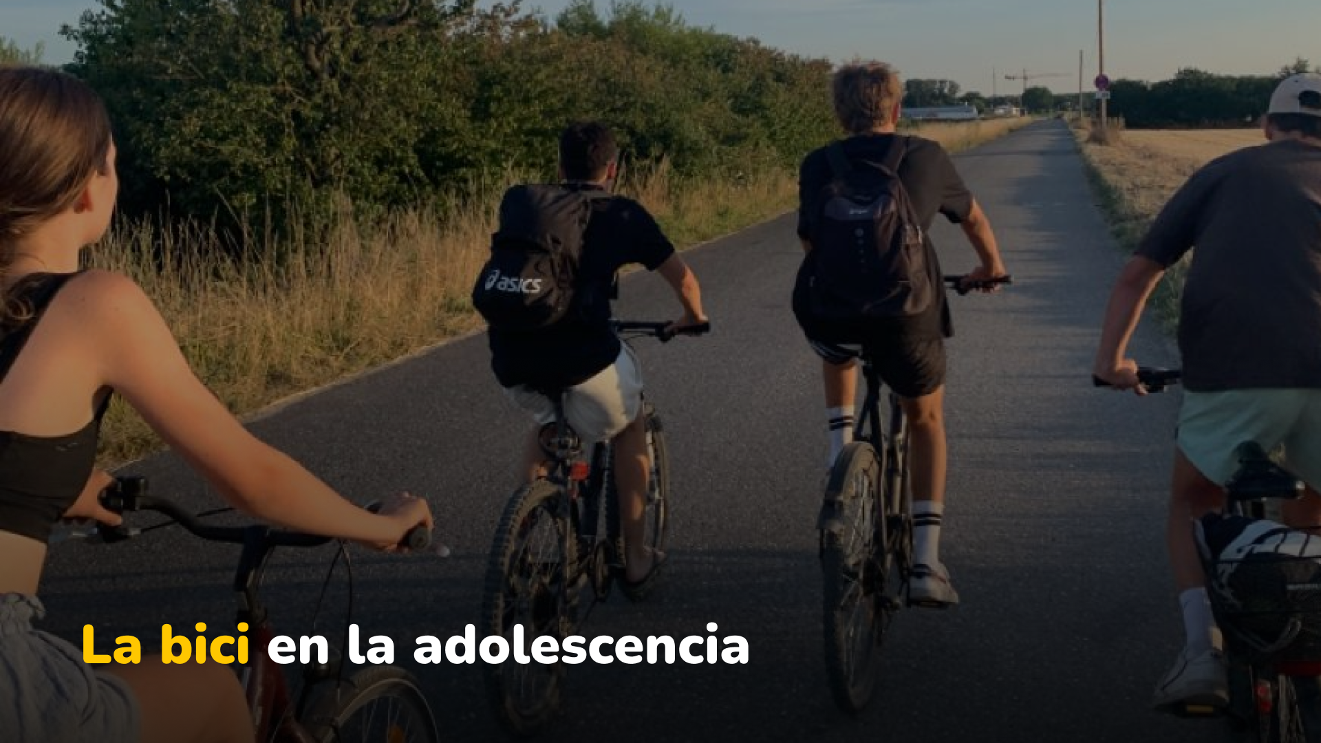 Bicicleta y adolescentes: beneficios físicos y mentales frente al uso del celular