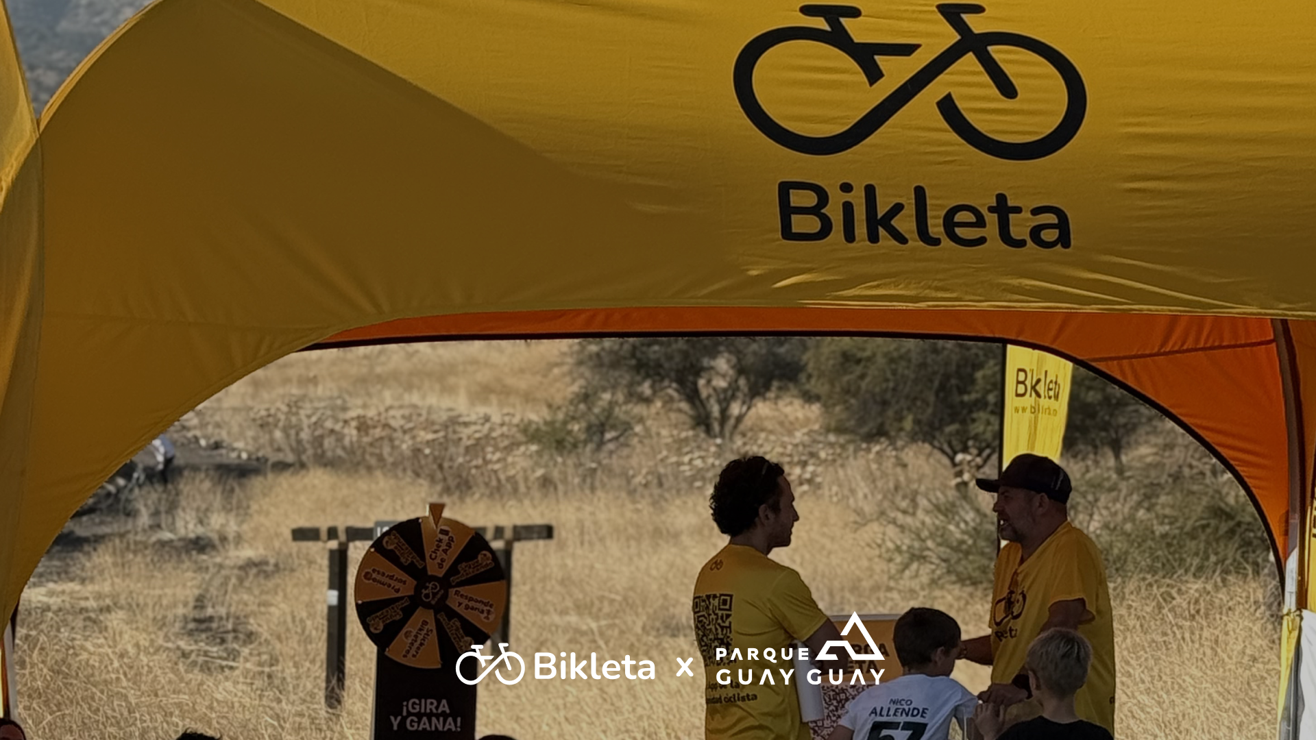 Bikleta participó en la inauguración de Parque Guay Guay