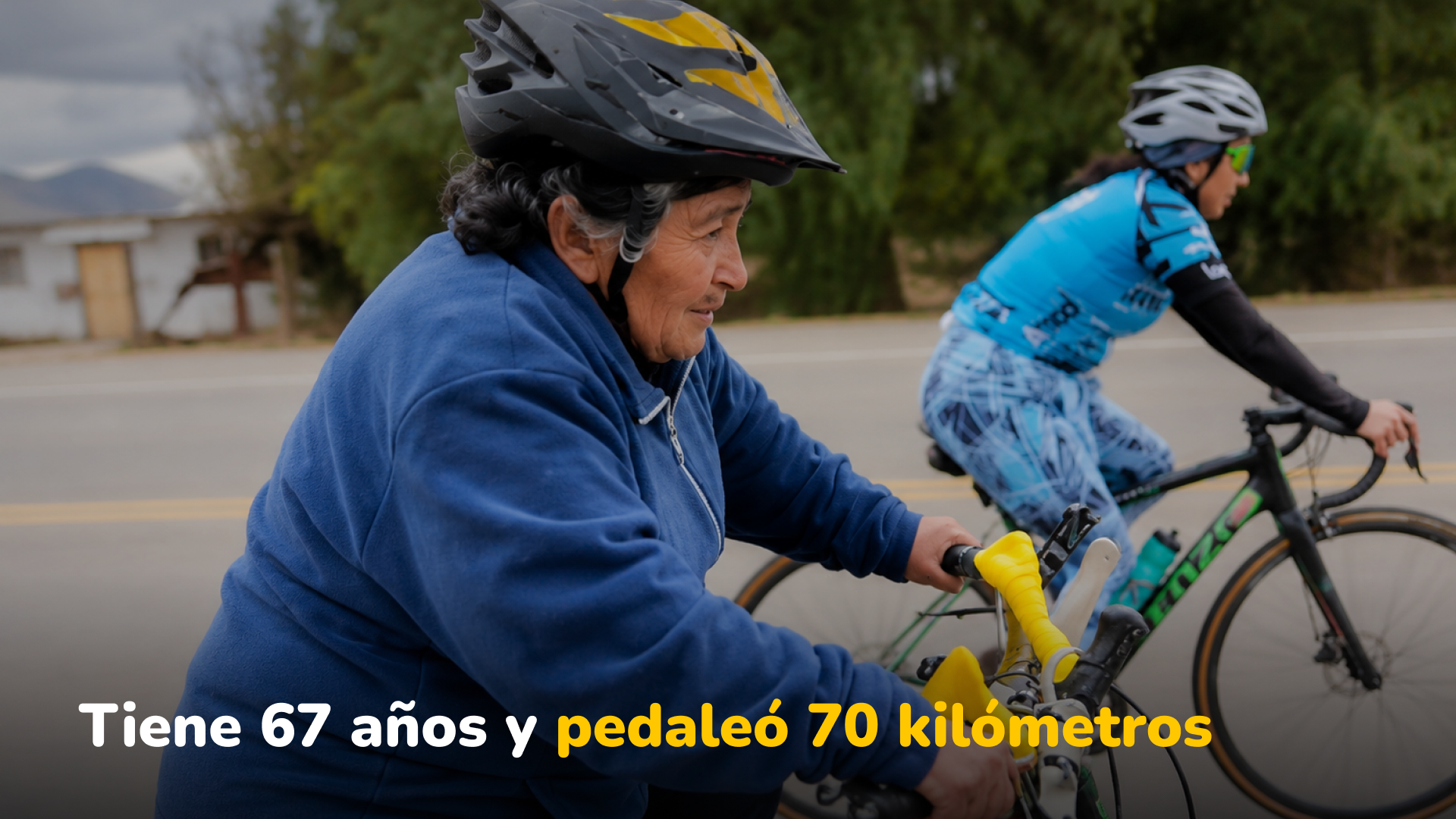 Inés Campillay: la mujer de 67 años que recorrió 70 kilómetros en bicicleta y emocionó a todo San Juan