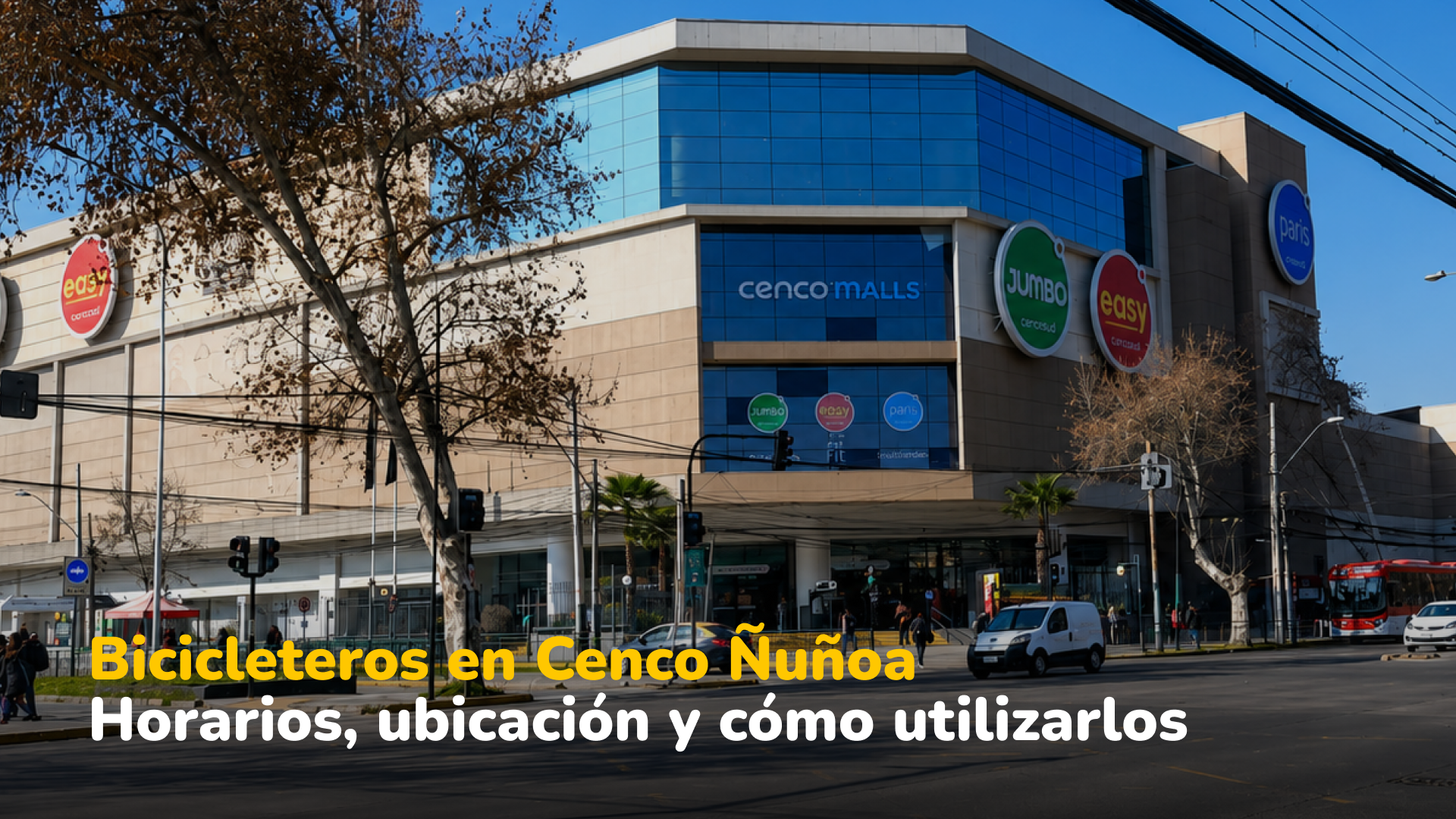 Bicicleteros en Cenco Ñuñoa: ubicación, horarios y cómo usarlos