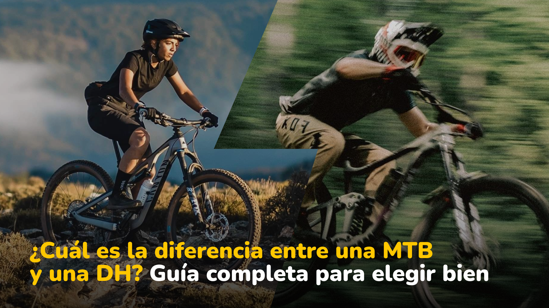 MTB vs DH: diferencias, tipos de bicicletas de montaña y cuál elegir según tu estilo