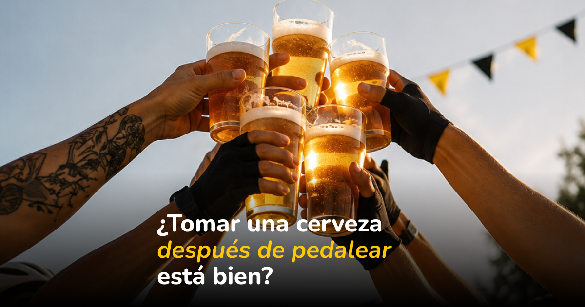 ¿Cerveza y ciclismo? Mitos, beneficios y cuándo es seguro tomar una después de pedalear